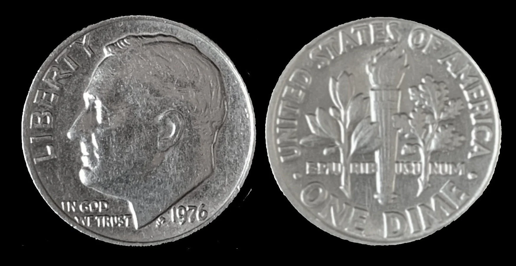 Roll of 50 Roosevelt Dimes - Excellent Condition - 1970 to 1979, P&D Mint - Image 8