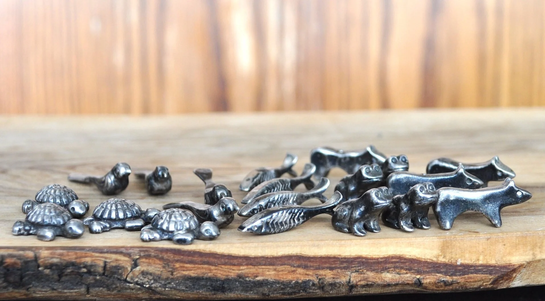 Set of 20 Antique Silver Animal Charms! Native American Sterling Charm Beads Animals Vintage Silver Charms Old, Heavy, 3.6 ounces Sterling - Image 2