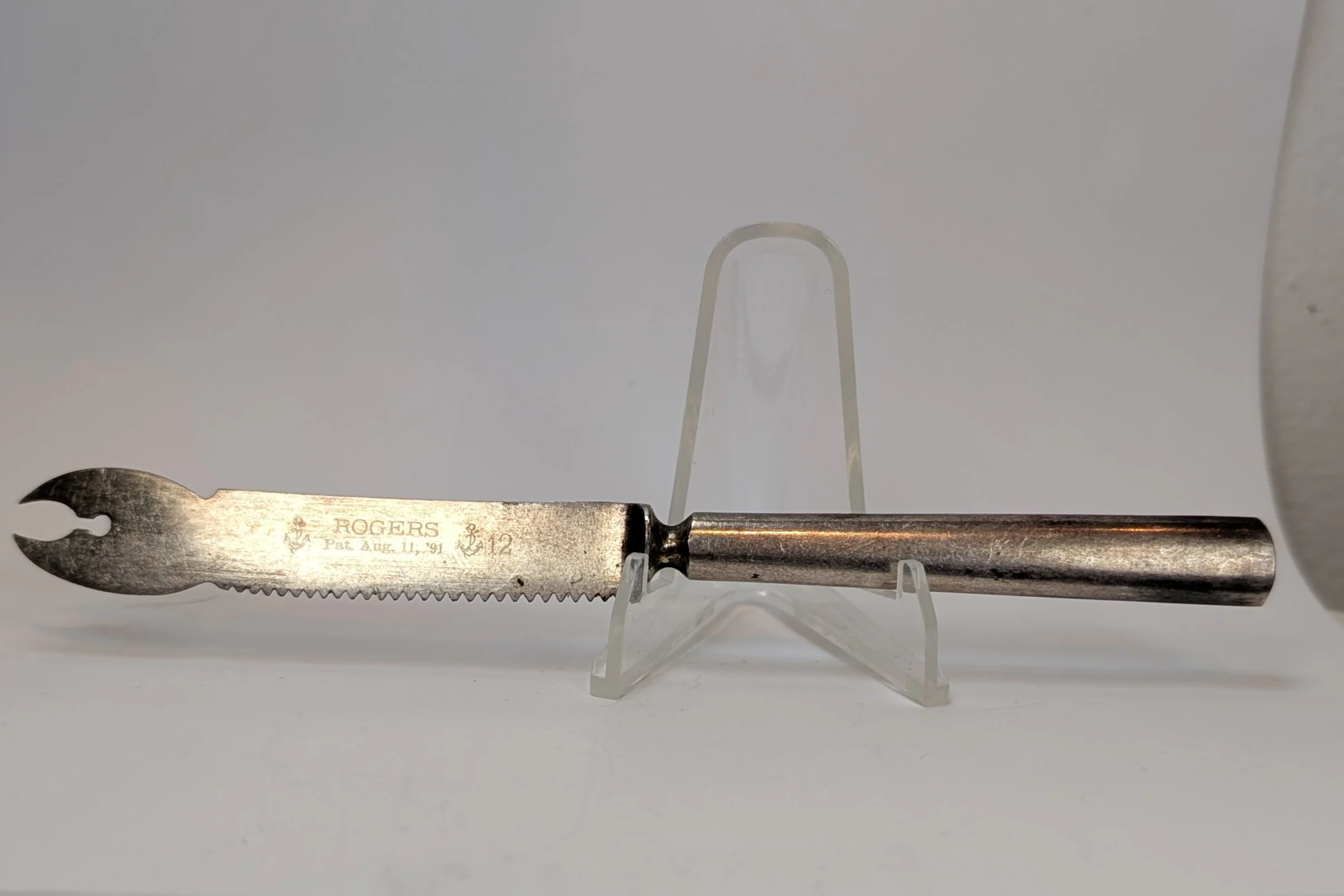 Set of 3 Rogers Bros Lobster/Seafood Knives - Silverplated - Unique Silverware - Niche Silverware - Image 2