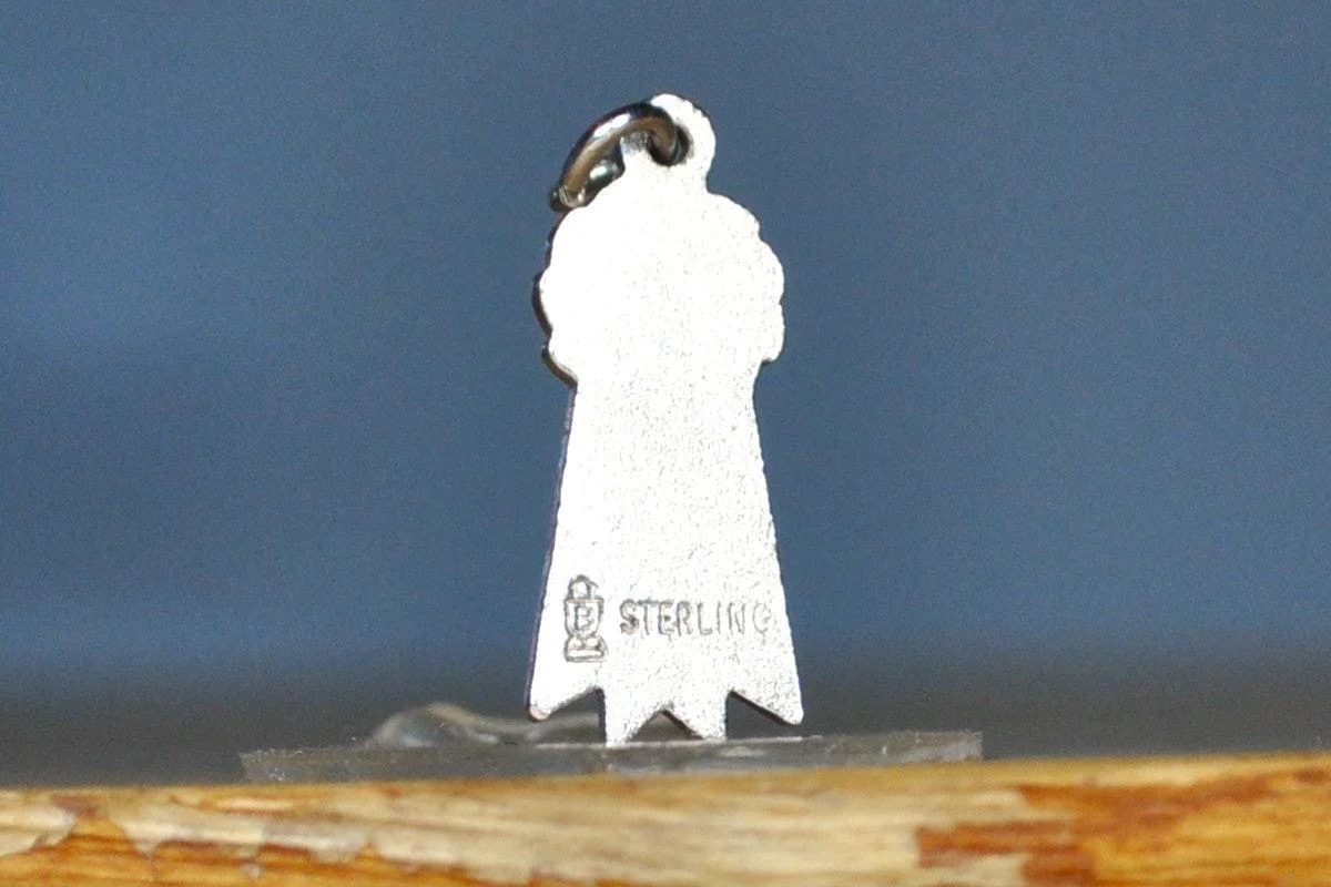 Silver American Kennel Club Charm - Stamped and Tested Sterling Silver - Dog Jewelry - Image 2