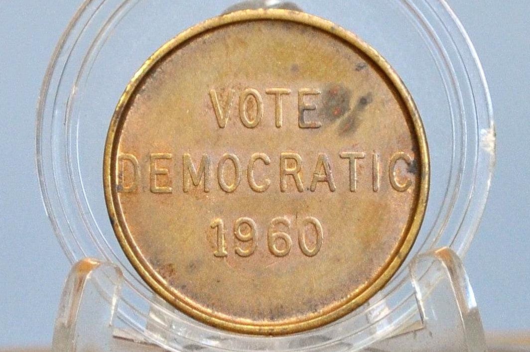 Matt Welsh For Governor Vote Democratic 1960 Token - Political Campaign Token Matt Welsh for Governor - Image 2