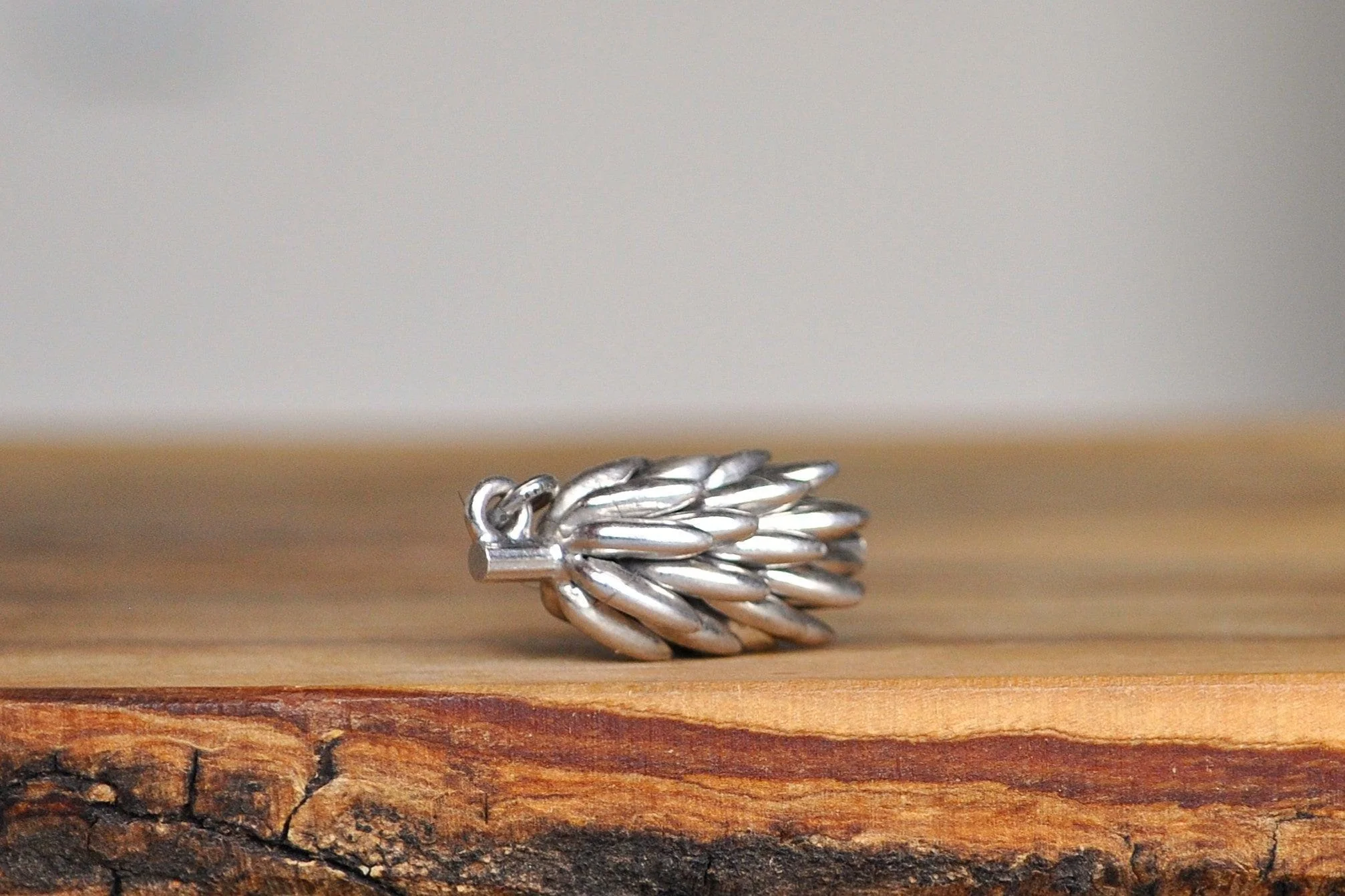Amazing Sterling Silver Banana Bunch Pendant - Tested Sterling Silver - J.M. Fischer & Co. Sterling Charm - Image 5