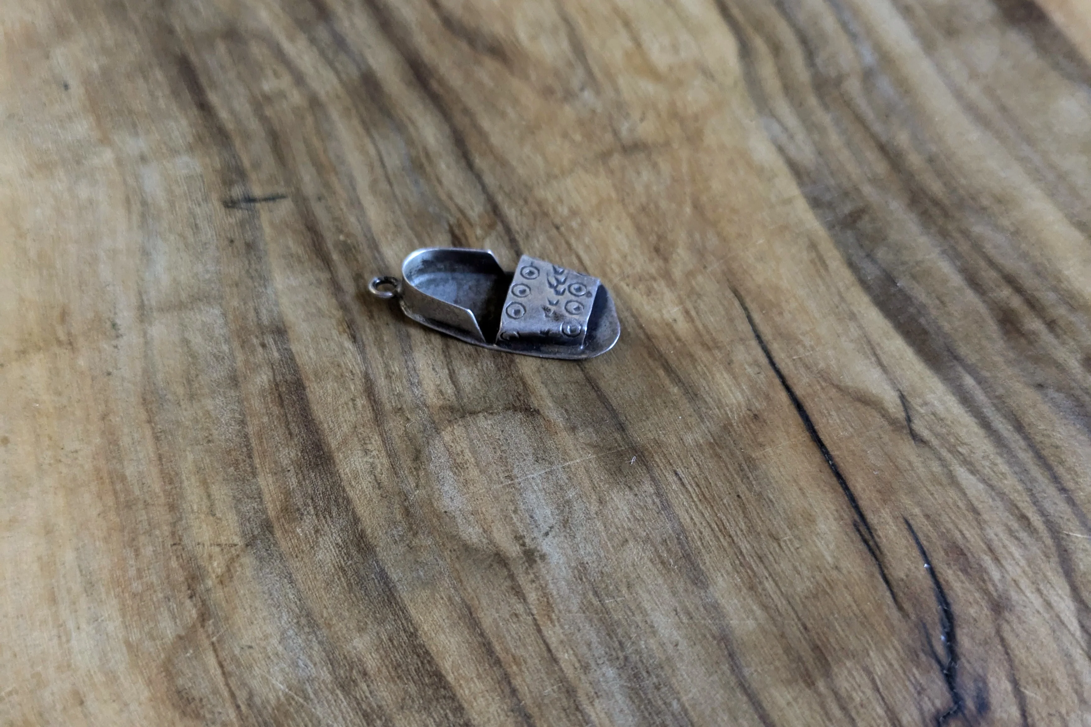 Sterling Silver Mexican Sandal Charm - Tested Sterling Silver - Mexican Handcrafted Charm - Chankla - Image 2