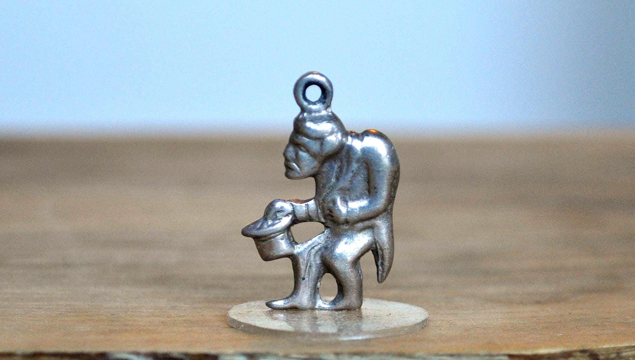 Lucky Gobbo Pendant - Sterling Silver - Italian Hunchback Charm - Image 3